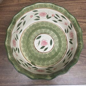 Temp-Tations Heritage Ovenware  bowl‎ - White